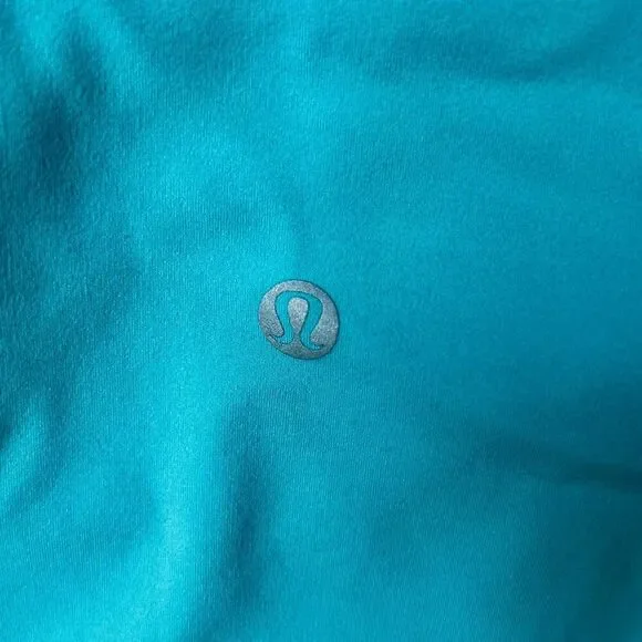 Lululemon Align Crop Buttery Soft Workout Top Bra Lined Stretchy Comfy Baby Blue - Picture 4 of 5